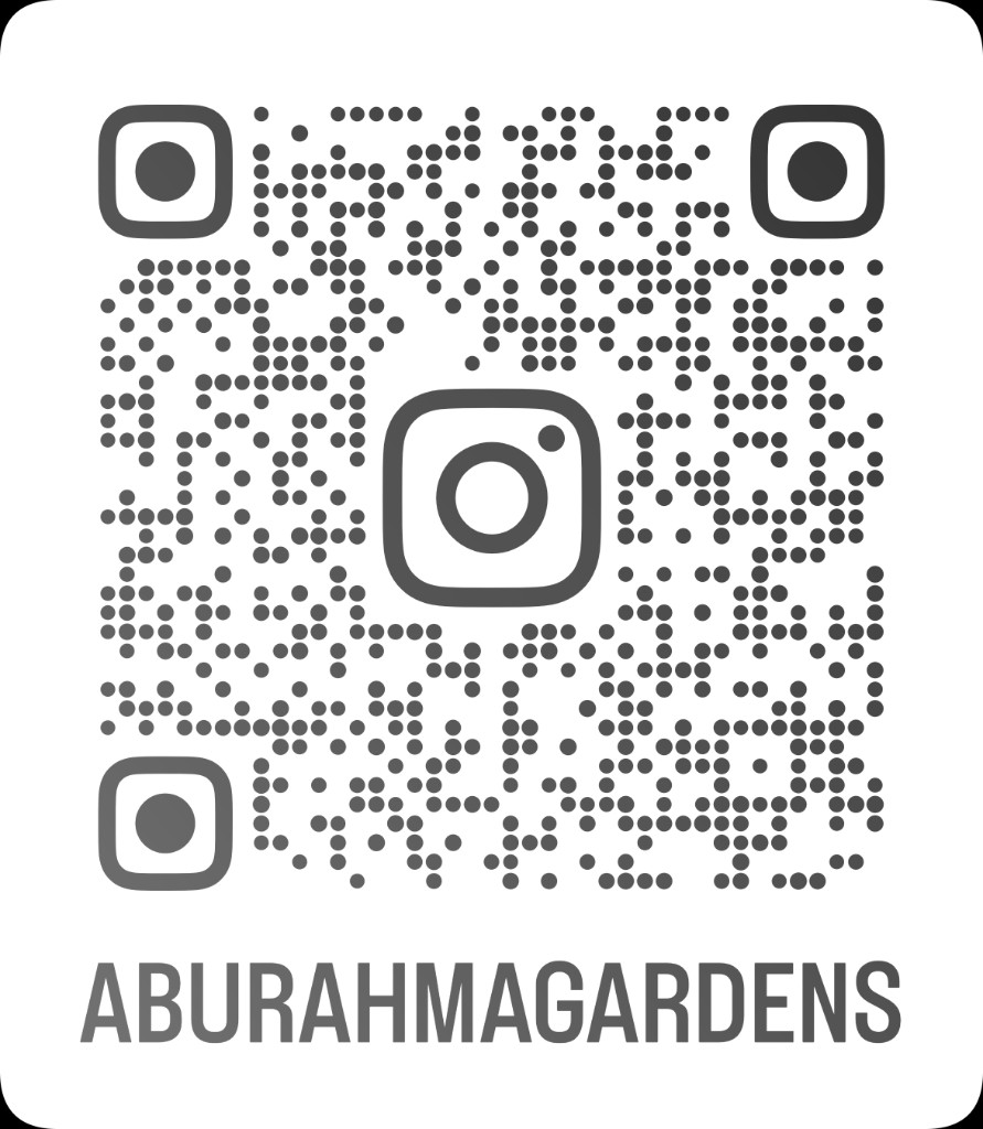 Instagram QR code - @aburahmagardens